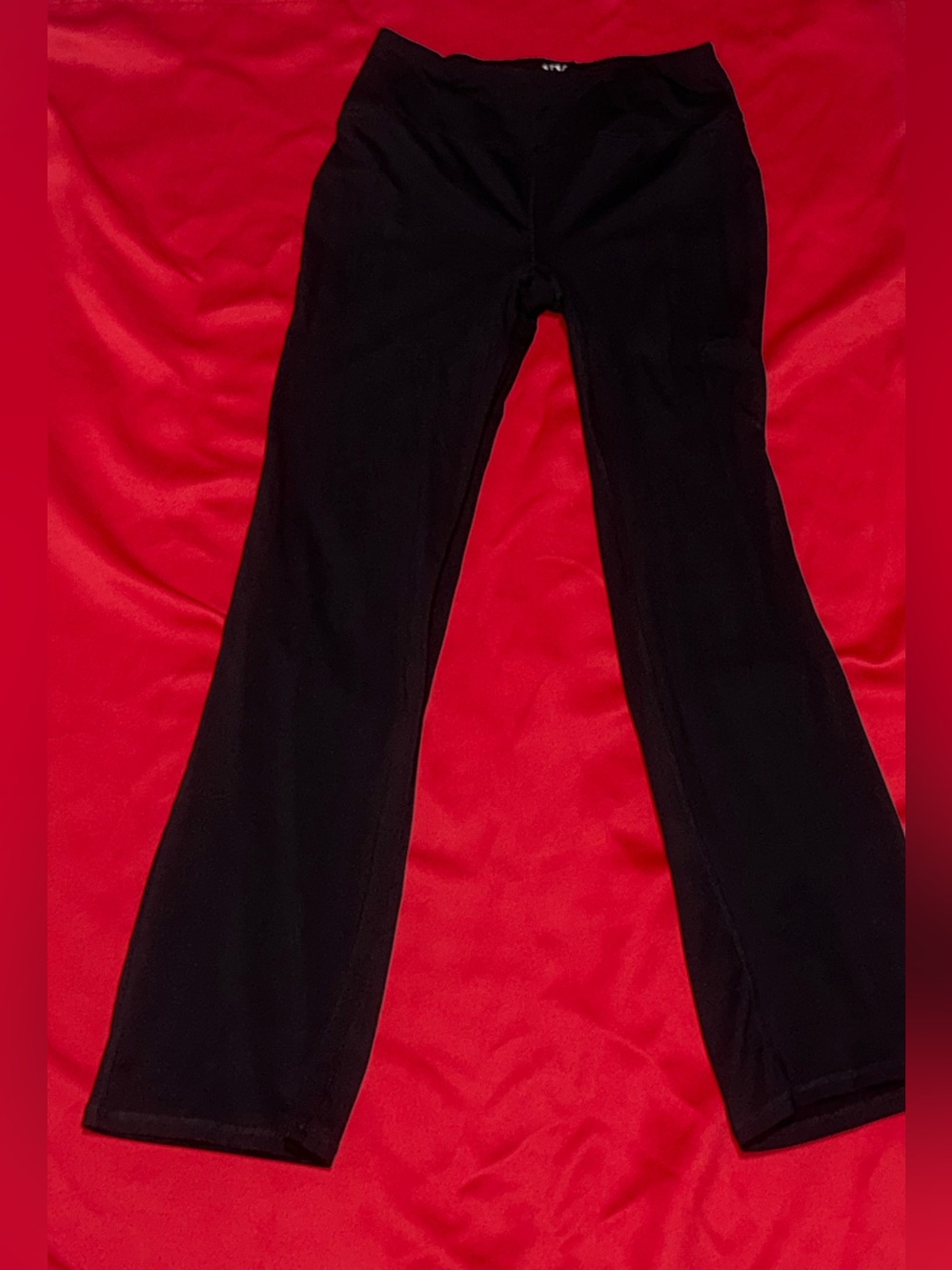 NY & Company Womens Black Bootcut Yoga Pants- L Tall, 31.5” Inseam (runs small)